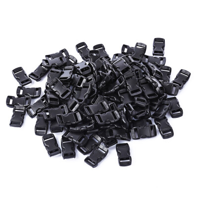 

100pcs Lot Webbing Paracord Plastic Bracelet Buckle for Outdoor Survival