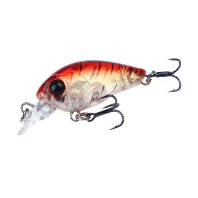 

Trulinoya DW24 35mm 35g 12m Mini Crank Fishing Lure Hard Bait with Hooks Green