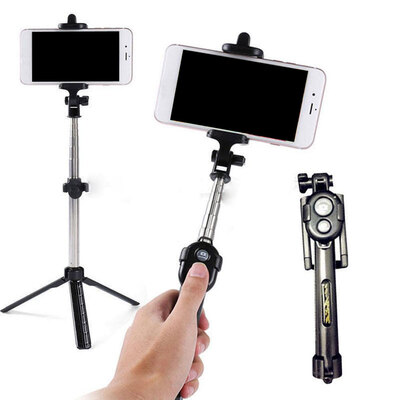 

Fashion Selfie Stick Retractable Tripod Bluetooth Remote Shutter