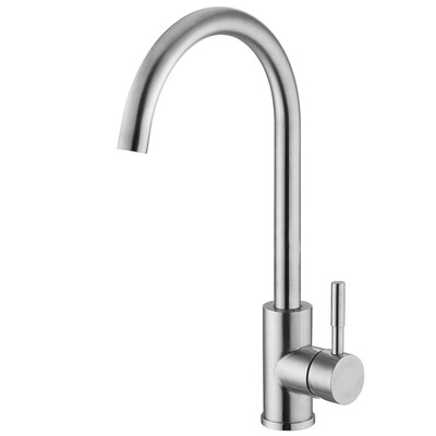 

Hengjie HEGII kitchen faucet HMF2500-56W stainless steel rotatable hot&cold single hole sink sink elbow faucet