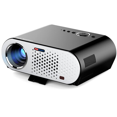 

GP90 Projector Full Color 280" LED Projector 3200 ANSI Lumens 1280 800 Pixel 100001 Contrast Ratio with HD IN VGA AV USB Port
