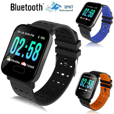 

UK A6 Waterproof Smart Watch Heart Rate Monitor Bracelet Wristband for Android