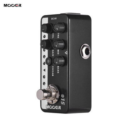 

Mooer MICRO PREAMP Series 015 BROWN SOUND 90s Style Digital Preamp Preamplifier Guitar Effect Pedal Dual Channels 3-Band EQ with