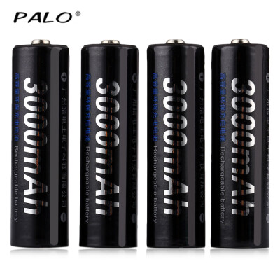 

Palo 4PCS Durable AA 12V 3000mAh Rechargeable Ni-MH Battery