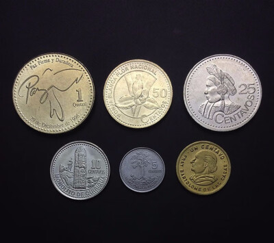 

6 PCS SET Coins Of Guatemala