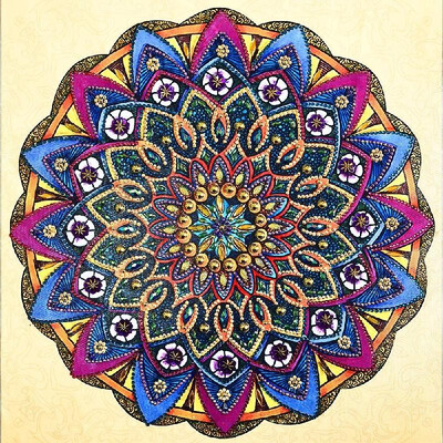 

5d Diamond Painting Embroidery Cross Stitch Mosaic DIY Kit Floral Mandala Religious Rhinestone Home Decor