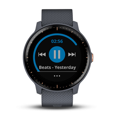 

Garmin VA3 Black Music Music Edition Smart Watch Men&women Running Watch Riding Outdoor Swimming Sports Watch Sleep Monitoring Waterproof Payment Watch