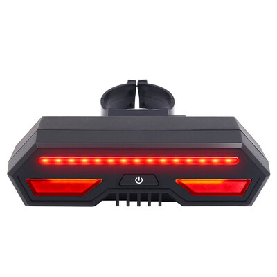 

Waterproof USB Rechargeable LED Bicycle Rear Light Lamp 85 Lumen Mount Taillights For Cycling Wireless remote control Intelligent