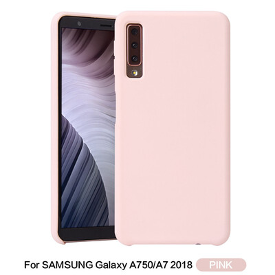 

Goowiiz Phone Case For Samsung Galaxy J8 2018A7 2018A9 2019A750 Fashion Simple Solid Color Ultrathin Soft TPU Back Cover