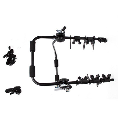 

3-Bike Trunk-Mount Hatchback SUV or Car Sport Bicycle Carrier Rack Black