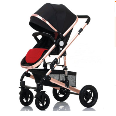 

Two-way high landscape Baby Stroller Fashion Carriage European Pram Suit for Lying&Seat