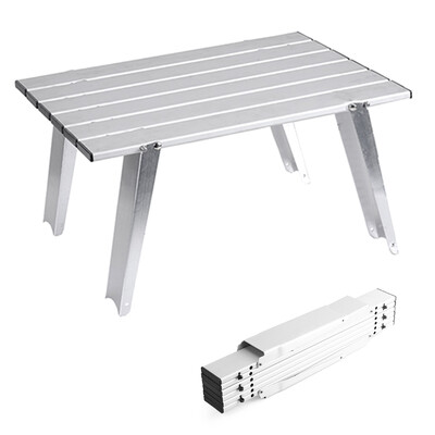 

Outdoor Micro Table Mini Camping Table Foldable Aluminum Table for Park Picnic Beach Leisure Ground Relaxing