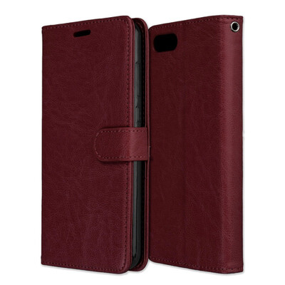 

MOONCASE Huawei Glory View 10 3 Card Photo Frame Holster - Brown