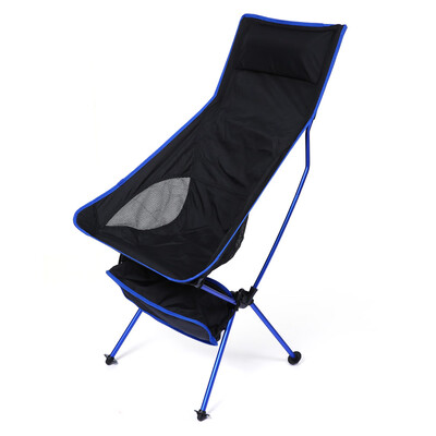 

Lengthened Foldable Aluminium Alloy 7050 Outdoor Chair with EPE Pillow Foot Strap