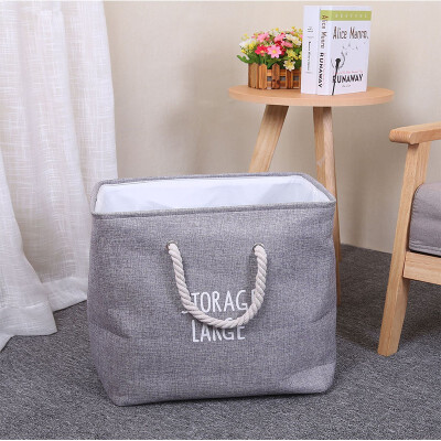 

NeillieN Folding Dirty laundry basket folding basket cotton&hemp basket household basket dirty basketstorage bagbucket