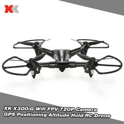 

Original XK X300-G 5G Wifi FPV 720P Camera GPS Positioning Altitude Hold RC Drone Quadcopter