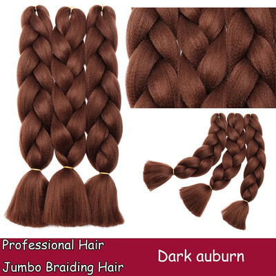 

Braiding Hair Ombre for crochet Hair Weave with Synthetic&Twist Braiding Hair Extensions Dark black 100gpc