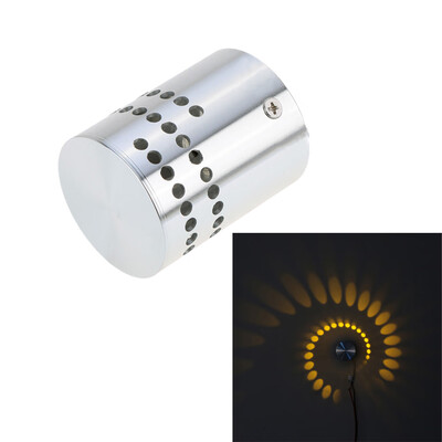 

1W 85-265V AC Modern Simple Minimalist Aluminum LED Wall Light Spiral Lighting Indoor Dining Room Hallway Aisle KTV for Decor