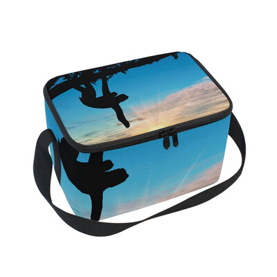 

ALAZA Lunch Box Insulated Sloth Animal Lunch Bag Large Cooler Tote Bagfor Men Women