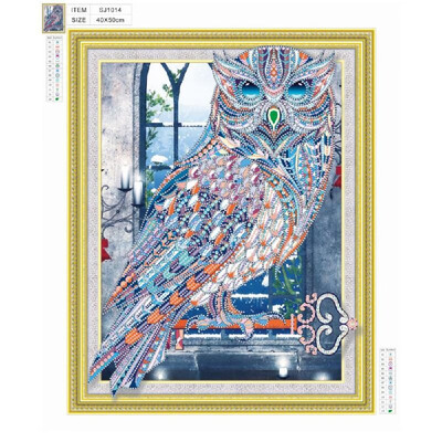 

DIY 5D Diamond Painting Embroidery Cross Stitch Owl Animal Home Decor Rhinestone Mosaic Needlework NO8 Specifications 3040