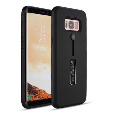 

2018 Matte Phone Case For Samsung Galaxy S8 S9 Invisible Kickstand Cases For Samsung Note 8 9 A8 2018 Hard PC Cover Capa Coque