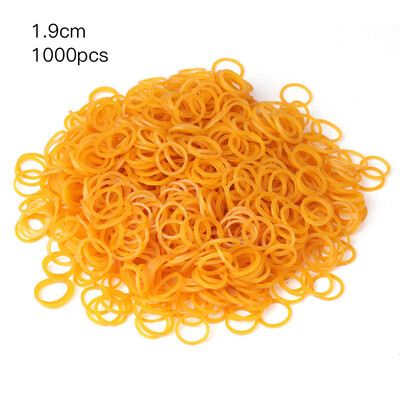 

1000 Pcs Per Bag Yellow Elastic Rubber Bands Ring Loop Sturdy Stretchable Holder School Office Supplies Stationery