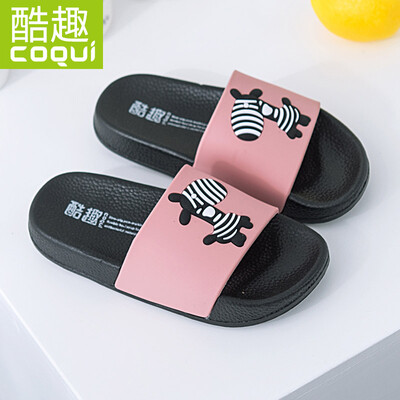 

Cool Coqui childrens home bathroom light soft soft non-slip bath casual slippers childrens watermelon powder 200 CQ6127