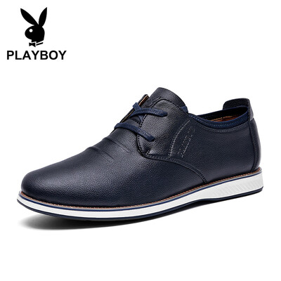 

Playboy PLAYBOY British fashion low to help business casual shoes mens lightweight wild DS81023 dark blue 43