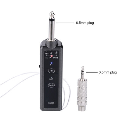 

K380F Karaoke Microphone Wireless Bluetooth Microphone Line-in Portable Handheld Microphone with Receiver for Bar KTV Home Party