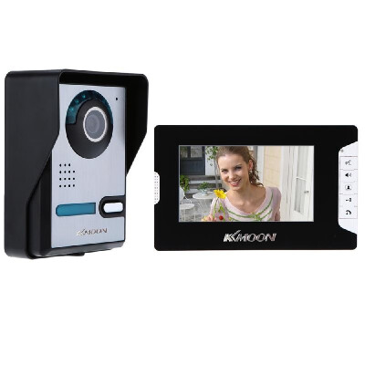 

7" Video Door Phone TFT LCD Screen Unlock IR Night Vision Rainproof Home Security