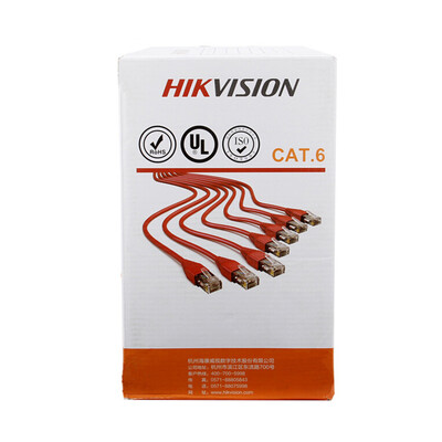 

Hikvision six types of unshielded indoor network cable national standard oxygen-free copper network cable 305 meters box DS-1LN6-UE