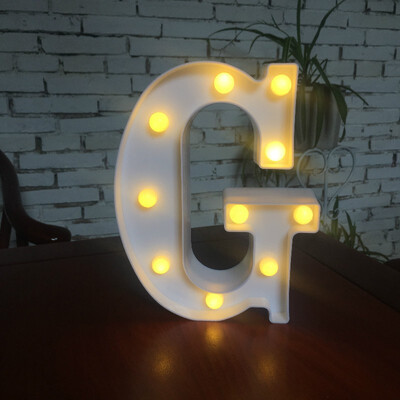 

NeillieN Twenty-six LED alphabetic lights decorative modelling lights plastic alphabetic digital night lightsDecorative lamp