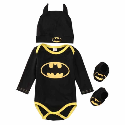

Infant Baby Kids Boys Batman Superhero Bodysuit Romper Overall Playsuit Outfits