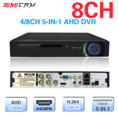 

SIMICAM DVR CCTV Hard Disk Recorder 4ch 8ch 1080P 5 in 1 video recorder DVR for analog camera AHD IP camera P2P NVR system CCTV