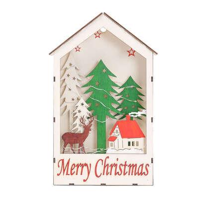 

Christmas decorations new colored windows house type gifts shopping malls window sets props