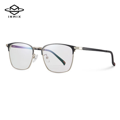 

Sound meter inmix ACGCJD176 2019 new fashion anti-blue glasses mens black silver