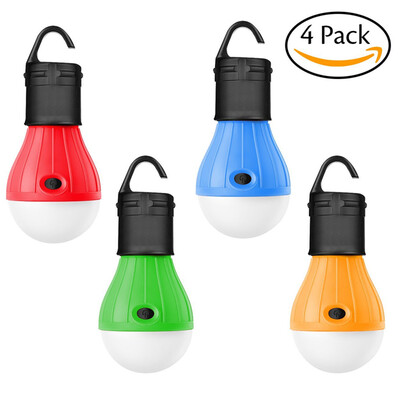 

KWB 4PCS DC45V 2W Camping Emergency 3 Mode LED Bulb Night Light