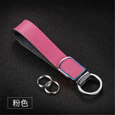 

Luxury Leather Keychain Car Key Rings for Men Women Universal Car Key Ring Car Accessories Christmas Gift Best Gifts