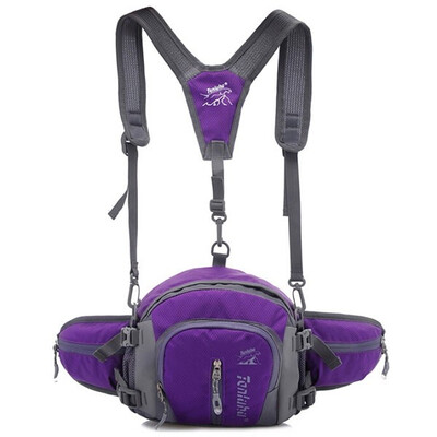 

Unisex MultiFunctional Single Shoulder Strap Backpack Bag Waterproof Chest Pack Waist Bag Outdoor Sports Waterproof running bag