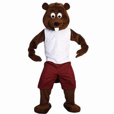 

LangtengCastor Fiber Beaver Mascot Costume Cartoon Cosplay Party Halloween Christmas Festival Performance