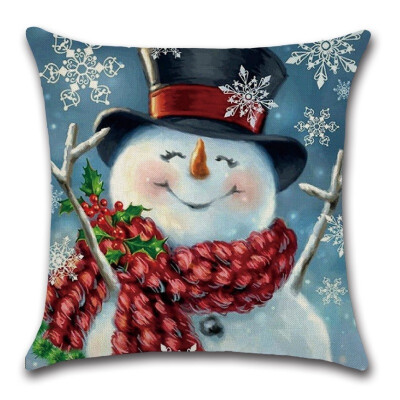 

Merry Christmas Pillow Cover Sofa Cushion Cover Pillowcase Decorative Pillows Pillow Case