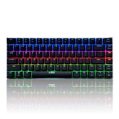 

AJAZZ AK33 Linear Action Mechanical Keyboard Gaming E-sport LED Colorful Keyboard 82 Keys USB Wired Anti-Ghosting for PC Notebook