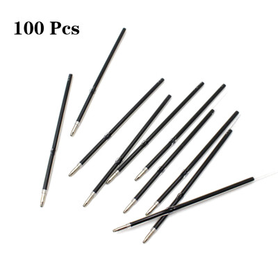 

School Office Bullet Ball Point Pen Refill Ball-point Pen Replacement Blue 100Pcs