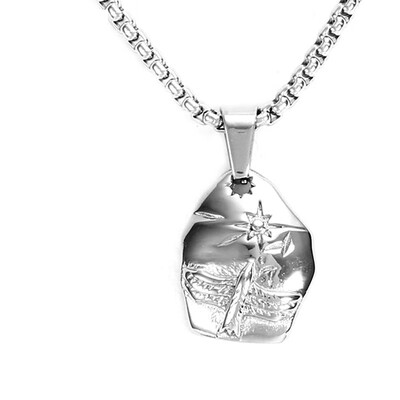 

Stainless Steel Cross Necklace For Men Woman Punk Cute Vintage Rock Hiphop LP0055
