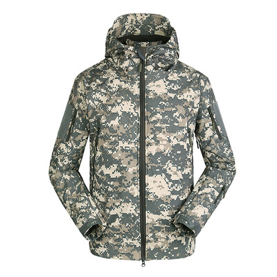 

Mens Outdoor Hooded Windproof Jacket Coat Hunting Camping Climbing Hiking Clothing