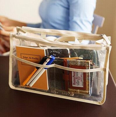 

Portable Transparent PVC Travel Storage Bag Small Handbag Waterproof Cosmetic Bags Cases Travel Toiletry Bag Organizer Pouch
