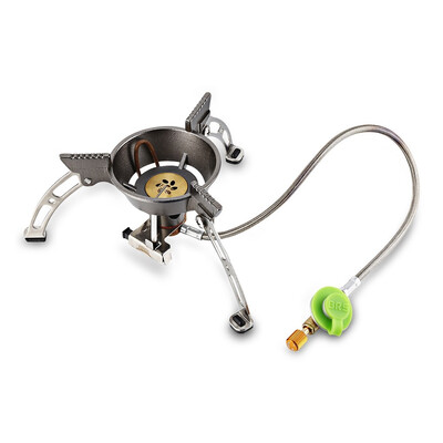 

Portable Windproof Outdoor Gas Burner Camping Stove Gas Cooker Hiking Climbing Picnic Gas Burners With Adapter Gas Stove