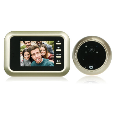 

24" LCD Digital Peephole Viewer 160°Door Eye Doorbell HD IR Camera Night Vision Three Working Modes Optional Photo TakingVideo R