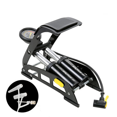 

Bicycle Car Tire Air Pump Aluminum Alloy Foot Push High Pressure Steel No-Slip Pump Portable Outdoor