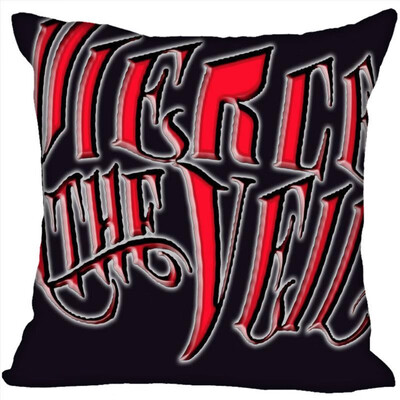 

PierceThe Veil Pillow Cover Bedroom Home Office Decorative Pillowcase Square Zipper Pillow Cases Satin Fabric No Fade 35x35CM